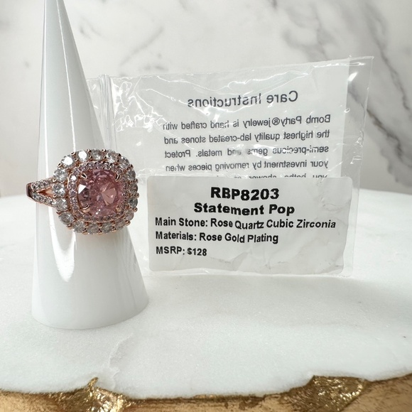 Bomb Party Originals Statement Pop Ring RBP8203 Size 7 - Picture 8 of 8
